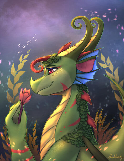 Fern, Plant Dragon Fern, Plant Dragon